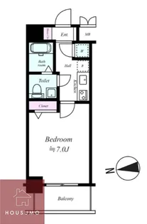 ラナップスクエア新大阪【203号室】の間取り