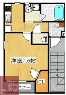 カサーディア加島I【102号室】の間取り
