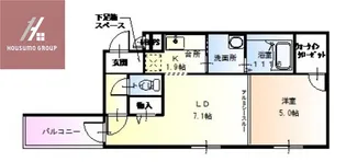 大阪府大阪市平野区長吉出戸4丁目【アパート】の間取り