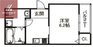 Y’s玉造【103号室】の間取り
