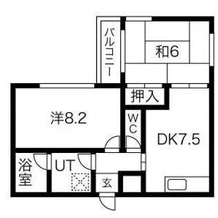 TOハイム【1階】の間取り