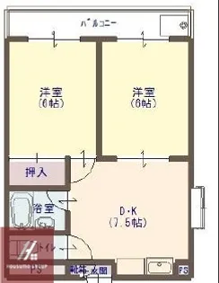 メゾン錦【4階】の間取り