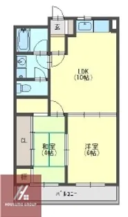上新庄ハイム【702号室】の間取り
