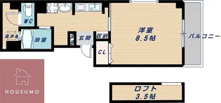 NOAH南【302号室】の間取り