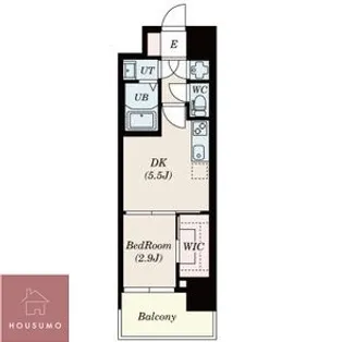 セレニテ新大阪プリエ【508号室】の間取り