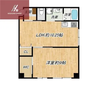 三ツ川マンション【305号室】の間取り