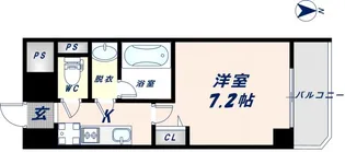 グランパシフィック今里公園【301号室】の間取り