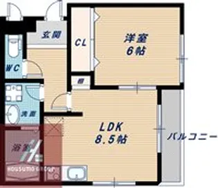 Fenice【102号室】の間取り