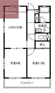 西平野ハイツ【1階】の間取り