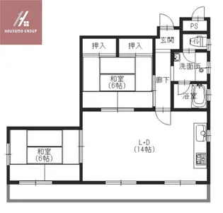 森田ビル【3階】の間取り