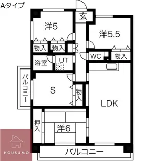 プレシオ緑ヶ丘【301号室】の間取り