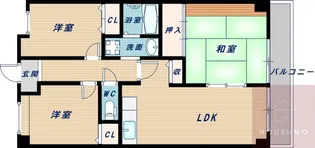 パシフィックマンション【205号室】の間取り
