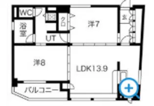 サザンウエスト【4階】の間取り
