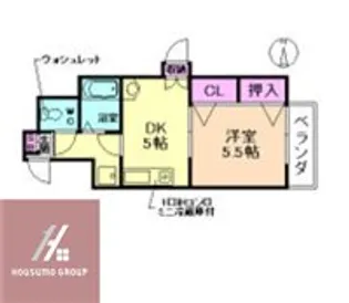 グレース曽根【405号室】の間取り