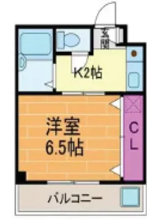 アビタシ才ン23【305号室】の間取り