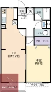 CORPO PINEHILL【101号室】の間取り