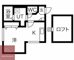 サンホワイティ大桐【102号室】の間取り
