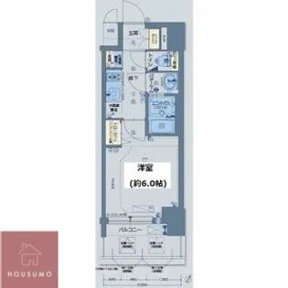 グランカリテ北大阪リヴィエ【4階】の間取り