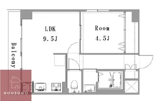 日生ロイヤルマンション十三【10階】の間取り