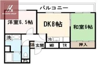 イスタナ・フセ【5階】の間取り