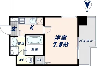エムプラザ布施駅前参番館【6階】の間取り