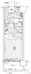 アドバンス新大阪Ⅲ【5階】の間取り