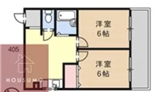 第2シューチン塚本【107号室】の間取り