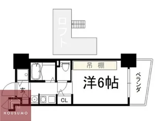 エステムコート新大阪Ⅲステーションプラザ【4階】の間取り