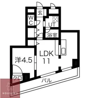 サニークレスト忠【3D号室】の間取り