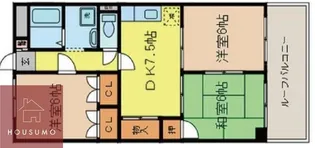 ミダスハイツ【303号室】の間取り