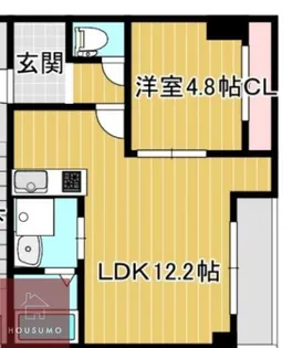 Halu吹田【305号室】の間取り