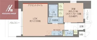 プレジオ玉造【2階】の間取り