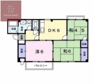 サンヴィレッジ上尾Ⅱ【1階】の間取り