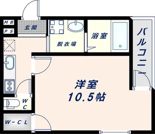 フジパレス深江橋イースト【1階】の間取り