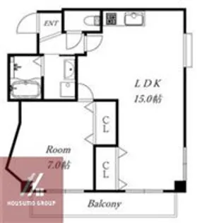 エクシードプラザ豊中【101号室】の間取り