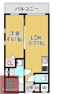 ガレリア大阪空港Ⅰ【308号室】の間取り