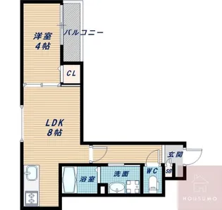 ALEGRIA豊津【3階】の間取り