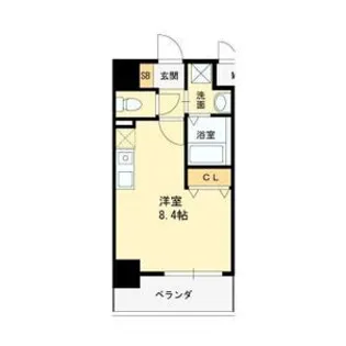 リヴシティ深江橋 【504号室】の間取り