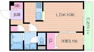 ハイムサンパティ【2階】の間取り