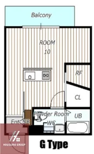コスモクレスト柴島【2階】の間取り