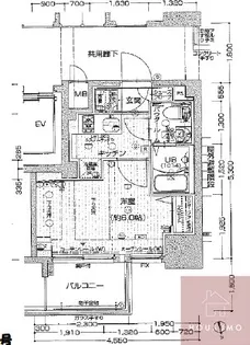 エスリード江坂グランツ【3階】の間取り