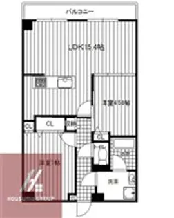 デイグラン緑丘【402号室】の間取り