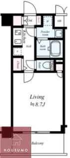 プロシード大阪西バロンドール 【7階】の間取り