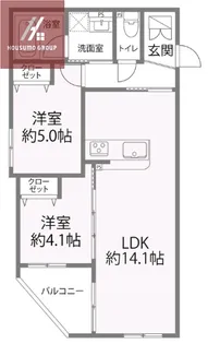 グラン今里NORTH【302号室】の間取り