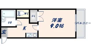 エントピア黒田【201号室】の間取り