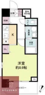 スプランディッドⅡ【1009号室】の間取り