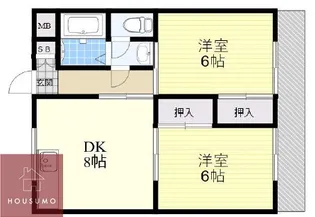 シャルム一条池【3階】の間取り