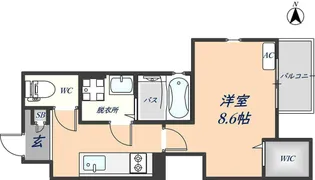 ALEGRIA若江本町North【202号室】の間取り