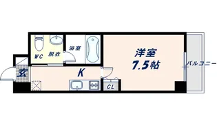 GOTTS大今里【501号室】の間取り