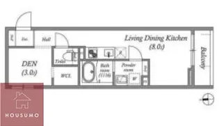 S-MOVE緑橋Ⅱ【1階】の間取り